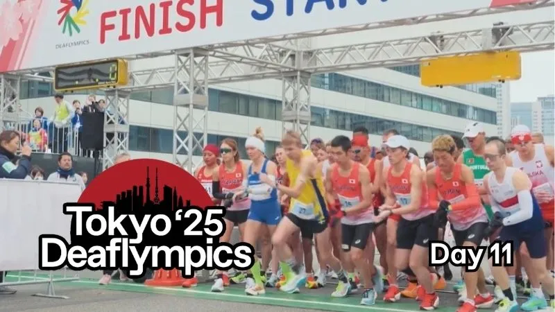 Tokyo '25 Deaflympics: Day 11